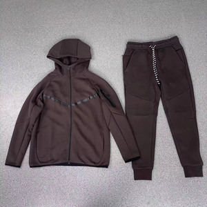 Survêtement Homme Slim Fit en Polaire Technique Uni avec Cordon de Serrage - Décontracté, Respirant et Écologique, Léger, Grandes Tailles, Vêtements de Sport - Product Image 5