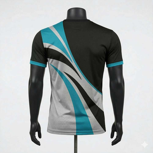 Nouveau design, prix abordable, t-shirts de course pour hommes à séchage rapide, 100% coton, imprimés sur mesure, tissu respirant en toile, vêtements de sport OEM - Product Image 2