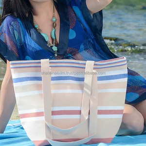 Hecho EN LA India Tote Beach Bag Fouta Asequible Turkish Beach Bag Fouta New Design Beach Fouta Bags para mujeres - Product Image 2