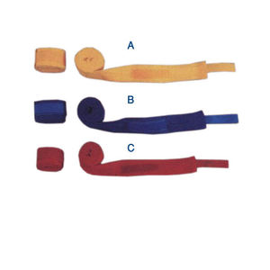 Vendas para manos con guantes interiores para boxeo y MMA, de tela de algodón, elásticas, acolchadas con gel, 3.5M, cierre a presión, ligeras - Product Image 6