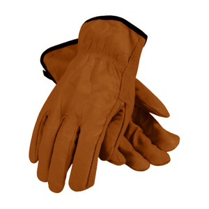 ถุงมือทำงานสะท้อนแสงคุณภาพสูง ทนทาน ป้องกันภัยส่วนบุคคล ทำจากหนังแพะเนื้อเรียบ สำหรับงานทั่วไป ปกป้องมือและแขน - Product Image 6