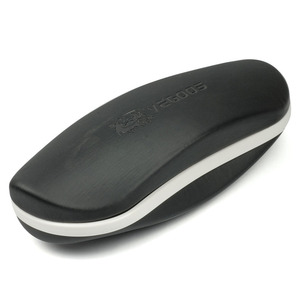 กล่องใส่แว่นตาหนัง PU ลายเส้นสีดำแบบคลาสสิก - Product Image 1