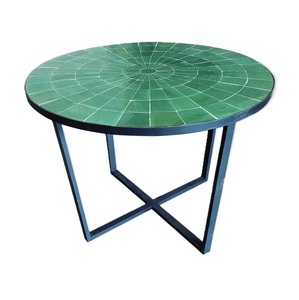 High Trending Antique <b>Side</b> <b>Table</b> Enamel Geometric Central Coffee <b>Table</b> Home Decor <b>Side</b> <b>Drawer</b> Furniture Customized Size - Product Image 4