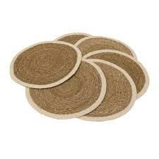 Nappes en plastique tressées style bohème en herbe de mer pour restaurants (vente en gros) - Product Image 4