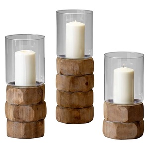 Romantic <b>Black</b> Iron Metal 3-Votive Candles <b>Holder</b> for Weddings Dining Parties and Home Bar Christmas Candle Jars Lanterns - Product Image 4