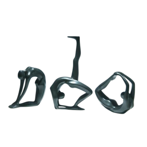 Escultura Moderna Abstracta de Bailarina Negra, Decoración Artística de Resina para Mesa de Salón, Escultura de Aluminio para Mesa - Product Image 5