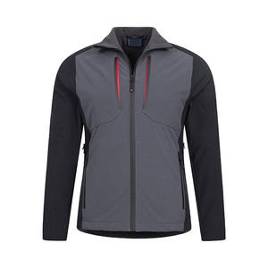 Veste Softshell Premium pour Homme, Imperméable et Respirante, Idéale pour le Travail en Extérieur, Veste Softshell à Col Montant Personnalisable, Vente Directe Usine - Product Image 1