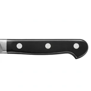 Cuchillo Deshuesador de 7 Pulgadas con Mango Remachado Negro y Hoja Delgada Plateada para Recortar Carne, Deshuesar Aves y Preparación de Alimentos en Restaurantes - Product Image 6