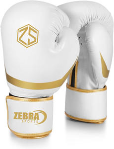 Guantes de Boxeo de Cuero PU con Logotipo Personalizado al por Mayor, 10oz-16oz, Antideslizantes, Transpirables, con Cierre para Hombres, Entrenamiento, Gran Venta - Product Image 4