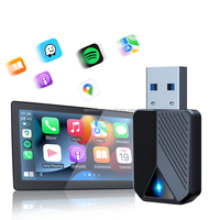 Adaptateur sans fil CarPlay Android Auto portable Beneworld BW-W03, mini USB, Bluetooth, Type-C/USB, Plug&Play, conversion rapide, adaptatif