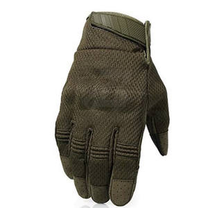 ผู้ใหญ่สวมถุงมือหนังสำหรับขี่มอเตอร์ไซค์เพื่อความปลอดภัยบนท้องถนน อุปกรณ์ป้องกัน ถุงมือหนังสำหรับขี่มอเตอร์ไซค์ - Product Image 2