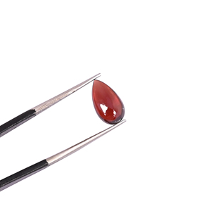 Garnet naturel d'Hyderabadi 4,8 carats (poids d'une paire) 10x6mm forme poire pierre précieuse non montée - Product Image 2