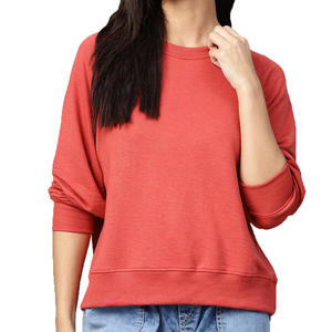 Sweat-shirt pour femme avec logo personnalisé, respirant, 100% coton, haute qualité, vêtements de sport pour femmes - Product Image 5