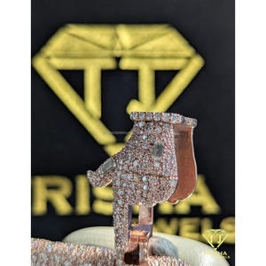 Collar Premium 7M CHRIS con colgante personalizado de diamante cultivado en laboratorio, plata de ley 925, con incrustaciones de diamantes, de Trisha Jewels - Product Image 3