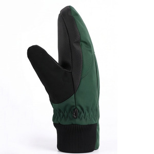 Gants de ski en cuir imperméables et isolés pour le froid, pour femmes et hommes, mitaines d'hiver coupe-vent pour le snowboard - Product Image 3