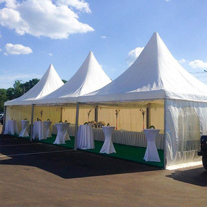 Tente pliante blanche 3x3m avec parois latérales et tables pour événements - Product Image 5