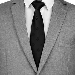 Masonic Revival 100% Silk <b>Navy</b> Striped Mason Neck <b>Tie</b> Op Quality Custom Made Masonic Brand - Product Image 6