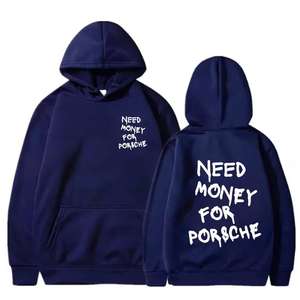 Nouveau sweat à capuche imprimé « Need Money » amusant pour l'automne/hiver, design tendance pour hommes et femmes, sweat décontracté chaud pour couples - Product Image 4