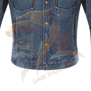 Services OEM et ODM disponibles pour les vestes en jean pour hommes, vêtements décontractés, manteaux en jean à boutons, vestes en jean oversize pour hommes - Product Image 5