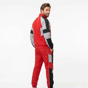 OEM Men <b>Sets</b> Two Piece Custom Windbreaker Tracksuit and Jacket Tracksuit Reflective Zip up Nylon Two Piece Windbreaker Tracksuit - Product Image 6