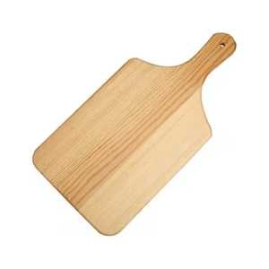 Wood Chopping <b>Blocks</b> Set Rectangle <b>Shape</b> With Rope Handle Combination Package Kitchen Serving Tray - Product Image 4