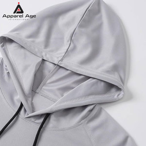 บริการ OEM ขายส่ง เสื้อฮู้ดออกกำลังกายผู้ชาย ดีไซน์สวย น้ำหนักเบา ระบายอากาศได้ดี ผลิตโดย APPAREL AGE INTERNATIONAL - Product Image 4