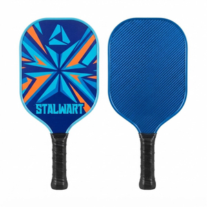 ไม้พายพิคเคิลบอล Stalwart Pro Padel Series รุ่นรักษ์โลก รูปทรงมาตรฐาน ด้ามจับกันลื่น ดีไซน์สีน้ำเงินขาว สำหรับผู้ใหญ่ ฝึกซ้อมและแข่งขัน - Product Image 6