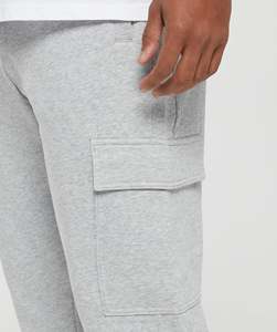 2026 New Arrival <b>Men's</b> Gray <b>Cargo</b> Sweatpants Elastic Waist Multiple Pockets Casual Joggers Autumn Wear - Product Image 5
