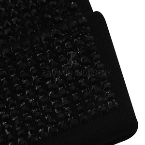 Gorro de Punto Elástico con Pedrería de Tela Suave, Elegante para Invierno, Servicio de Fabricación al por Mayor - Product Image 5