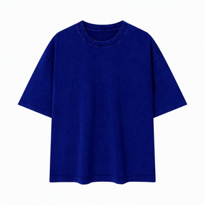 เสื้อยืดแขนสั้นคอกลมทรงปกติสำหรับผู้ชาย ผ้าถักเนื้อเจอร์ซีย์ 100% คอตตอน สไตล์ลำลอง สตรีทแวร์ น้ำหนัก 270 กรัม รับสั่งทำพิเศษ - Product Image 2
