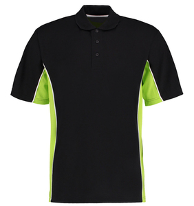Chemise à manches courtes pour homme, col montant, logo sur le devant, respirante, coupe ajustée, décontractée, en coton/fibre de bambou, 220g - Product Image 4