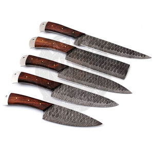 High Quality Unique Design Damascus <b>Kitchen</b> <b>Knife</b> Set Factory Direct SAle Damascus <b>Kitchen</b> <b>Knife</b> Set - Product Image 1