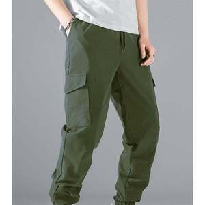 Pantalon cargo pour homme, durable, léger, tendance, 6 poches, respirant, avec poches latérales, construction tactique, double genouillère - Product Image 3