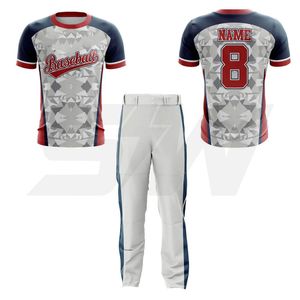 Uniforme de baseball à col rond OEM ODM, tissu doux et respirant, vêtements de sport confortables, nouvel uniforme de baseball à col rond pour équipe - Product Image 4