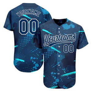 Nuevo Diseño de Camiseta de Béisbol Personalizada de Manga Corta con Nombre y Número del Jugador, Ropa Deportiva Transpirable con Estampado por Sublimación para Hombre - Product Image 4