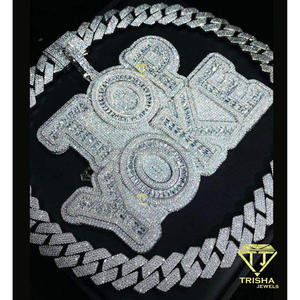 Collier pendentif appareil photo de luxe personnalisé, bijoux hip-hop entièrement sertis, breloque photographie plaqué or 18 carats, moissanite, cadeau unisexe - Product Image 3