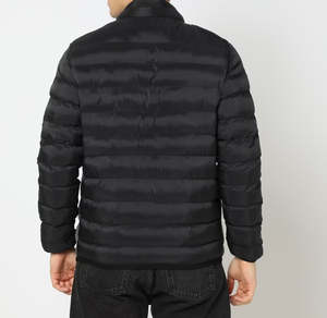 Chaquetas Acolchadas de Lona para Hombre, Fáciles de Usar, Diseño Personalizado de Moda Invernal, Cuello Alto, Logotipo Frontal, Estilo Urbano - Product Image 3