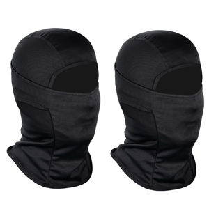 Masque facial balaclava noir pour activités de plein air, taille adulte unisexe 56-58 cm, matière polyester - Product Image 4