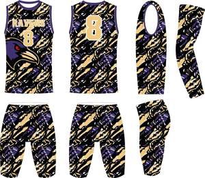 Ensemble de maillots de football réversibles sur mesure 7v7 / 7on7, tissu respirant à séchage rapide, uniformes - Product Image 1