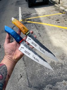 8-Inch Damascus Cross-Border Japanese Chef <b>Knife</b> Polished Eco-Friendly Resin Handle Kiritsuke Designer Dining <b>Knife</b> - Product Image 2