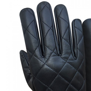 Gants d'hiver en cuir de haute qualité OEM pour hommes, doublés de laine du Pakistan, coupe-vent et chauds pour le cyclisme et les activités de plein air - Product Image 5