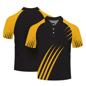 Chemise personnalisée en tricot respirant 100% polyester à séchage rapide avec logo brodé personnalisé pour le sport, le golf, le travail, uniforme unisexe - Product Image 1