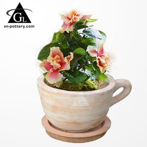 Wholesale Eco-Friendly European Style Hand Carved Terracotta Mosaic Flower <b>Pots</b> & Planters for Home & Garden Decoration - Product Image 1