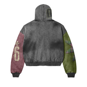 เสื้อฮู้ดดี้พิมพ์ลายดิจิตอลสไตล์วินเทจ โลโก้สั่งทำได้ ทรงโอเวอร์ไซส์ ผ้าฟลีซ ใส่ได้ทั้งชายหญิง สีพื้น เรียบง่าย มีสไตล์ เหมาะสำหรับฤดูหนาว - Product Image 2