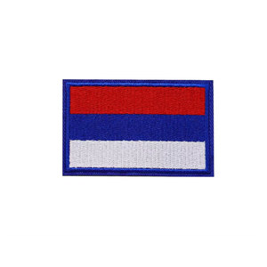 Bulk Custom Design Triangle Logo Embroidery <b>Patches</b> <b>Sew</b>-<b>On</b> Clothing Badge <b>Patches</b> - Product Image 1