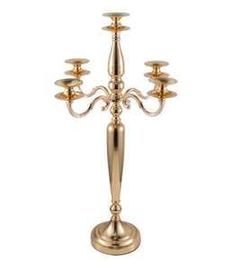 Candelabro Decorativo de Diseño Moderno, Portavelas, Decoración para Bodas y Fiestas, Candelabro de Metal de Latón para Iglesia a Precio Económico - Product Image 2