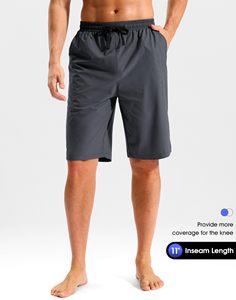 Fashion Casual Board Shorts for <b>Men</b> Quick Dry Swim <b>Trunks</b> Breathable Lightweight Beach Shorts with Elastic Waist Solid Color - Product Image 1