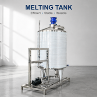 Cuve de mélange multifonctionnelle industrielle en acier inoxydable 304 pour engrais liquides et détergents avec système de chauffage