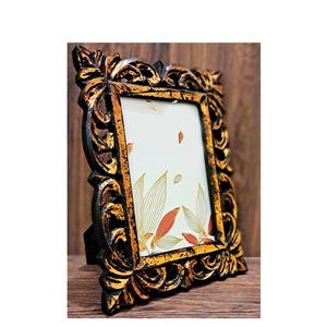 Cadre photo en bois massif de qualité supérieure, décoration de table, cadre photo en bois fait main de luxe, cadre photo en bois rustique moderne de style ferme - Product Image 2