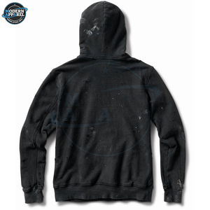 Hoodies Distressed en Coton Mélangé Respirant de Qualité Supérieure – Nouvelle Collection Homme Style Unique – Vente Flash - Product Image 3